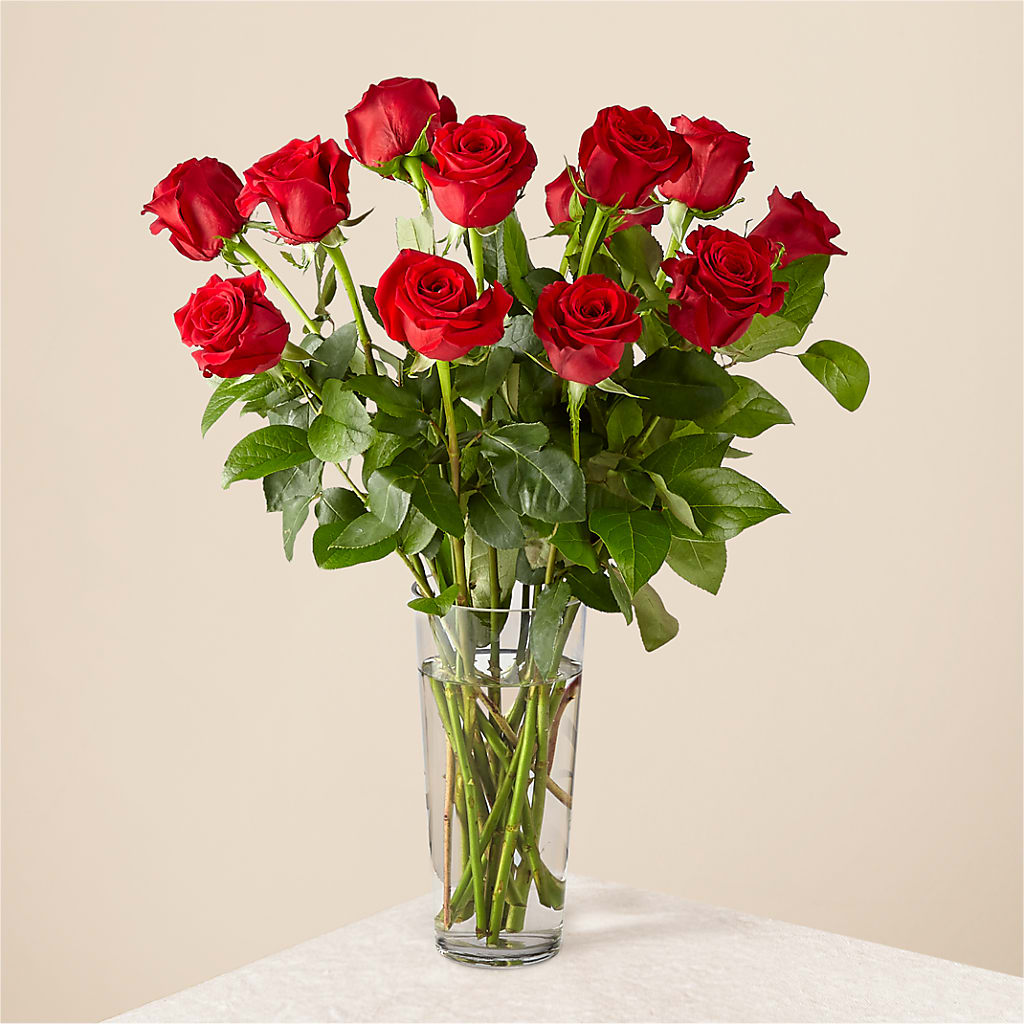 Long Stem Red Rose Bouquet – HYDE PARK FLORIST & GIFTS, Hyde Park NY