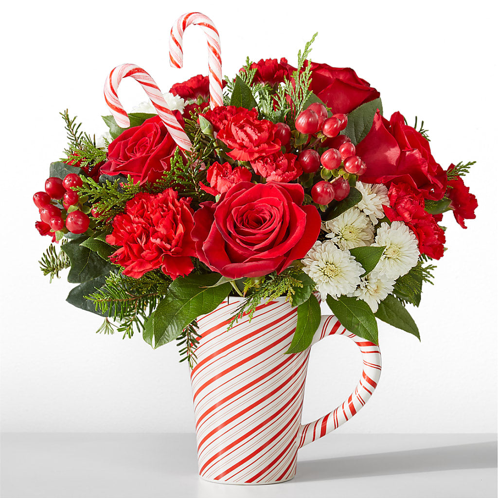 Peppermint Swirl Mug – HYDE PARK FLORIST & GIFTS, Hyde Park NY