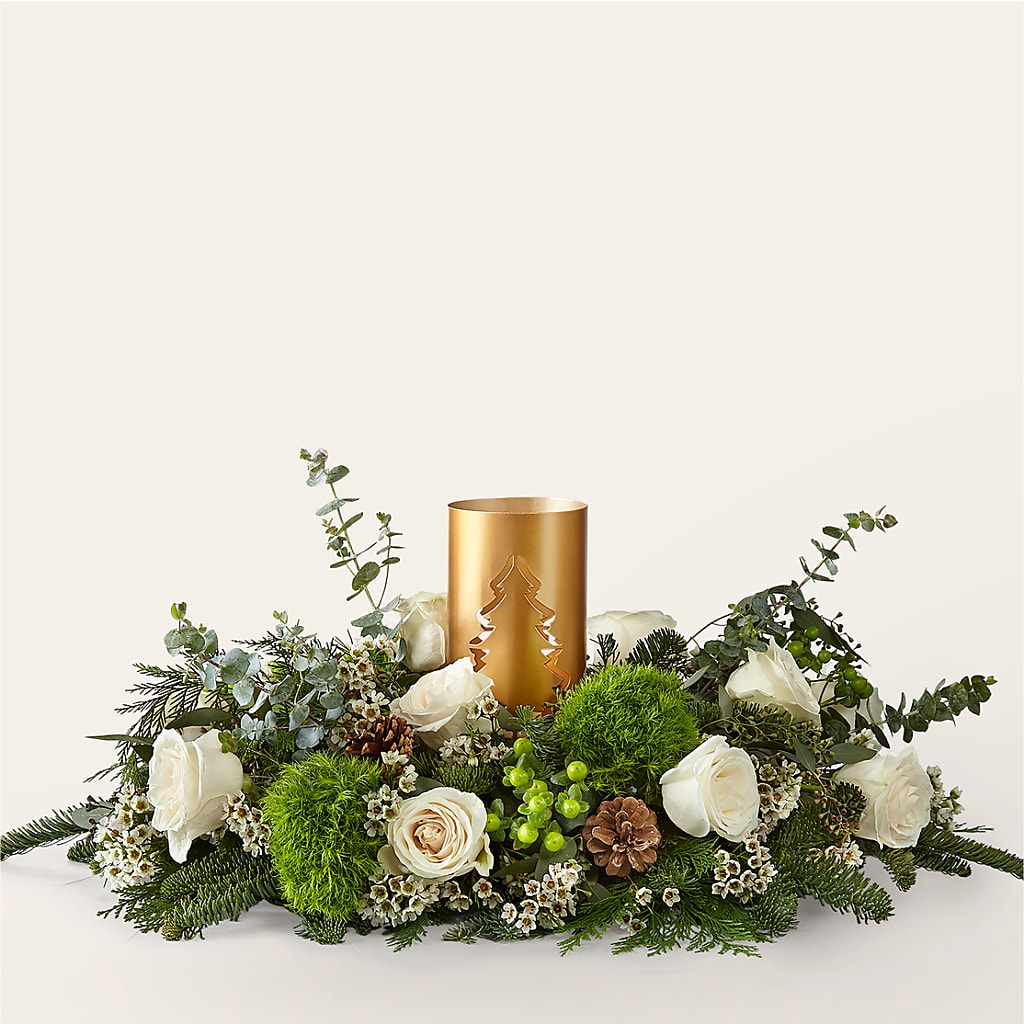 Chestnuts Roasting Centerpiece – HYDE PARK FLORIST & GIFTS, Hyde Park NY