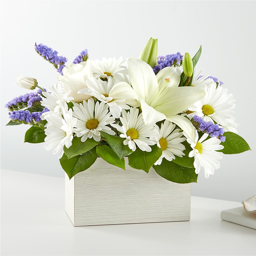Beyond Blue Box Bouquet – HYDE PARK FLORIST & GIFTS, Hyde Park NY