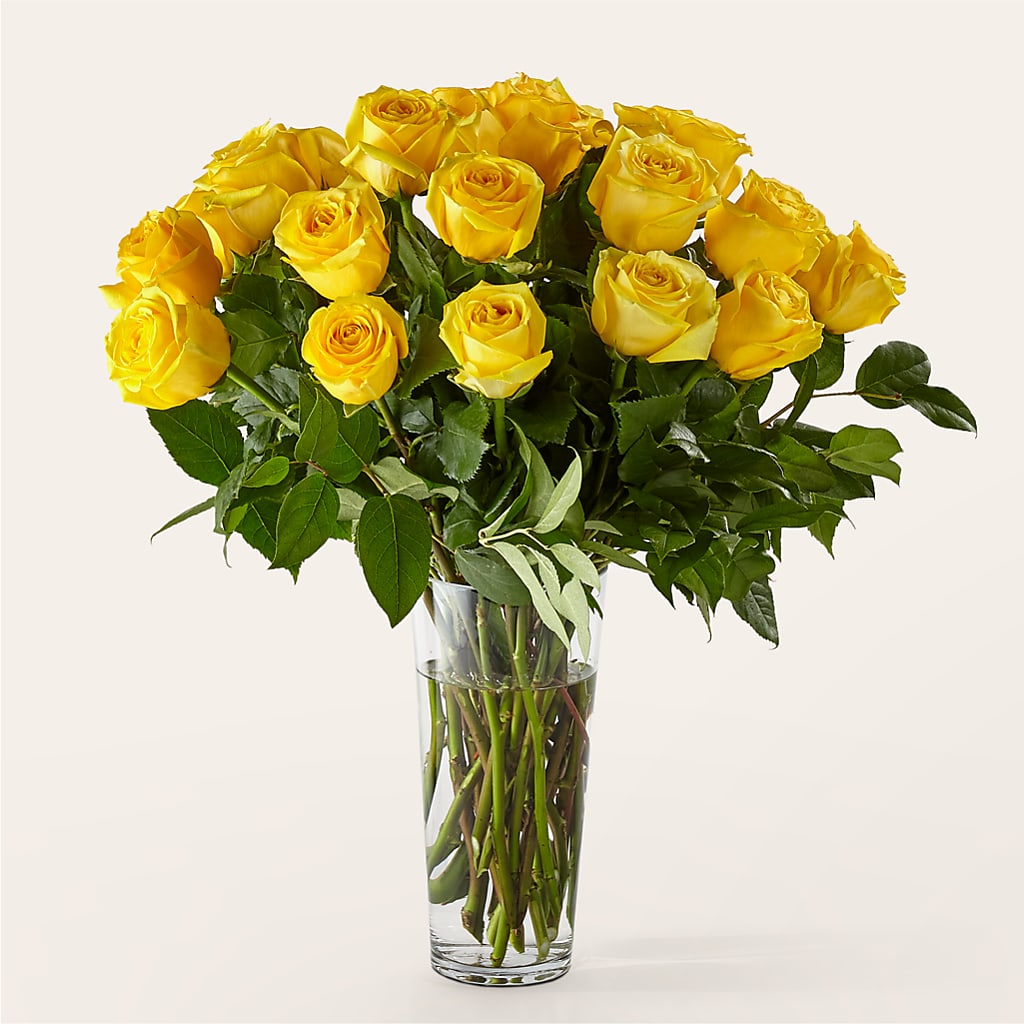 Long Stem Yellow Rose Bouquet – HYDE PARK FLORIST & GIFTS, Hyde Park NY