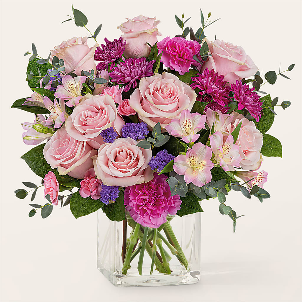 Rosy Radiance Bouquet – HYDE PARK FLORIST & GIFTS, Hyde Park NY