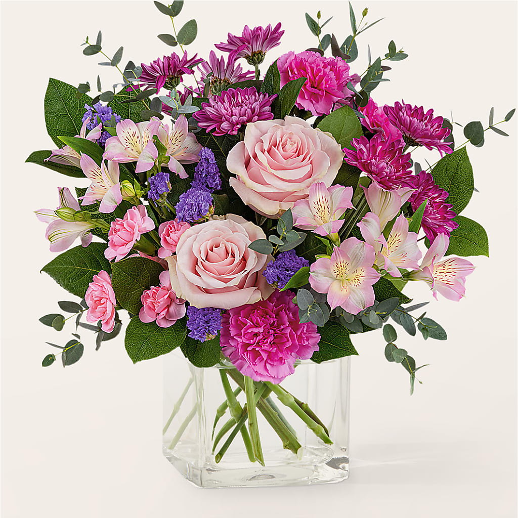 Rosy Radiance Bouquet – HYDE PARK FLORIST & GIFTS, Hyde Park NY