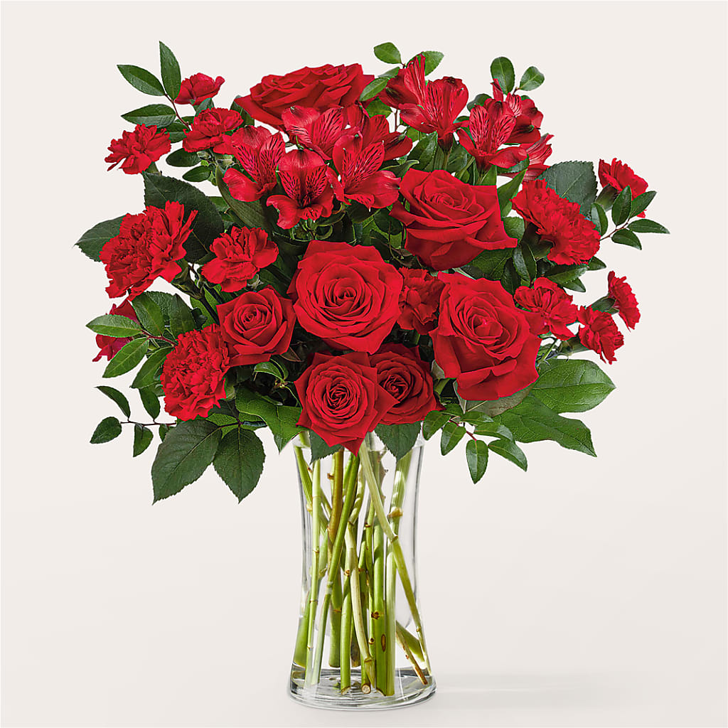 Brilliant Ruby Bouquet – HYDE PARK FLORIST & GIFTS, Hyde Park NY