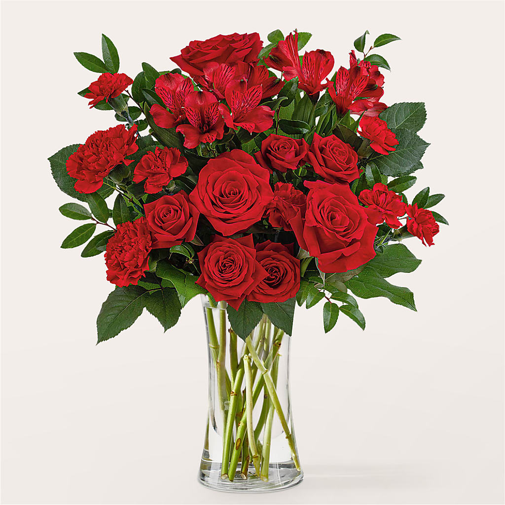 Brilliant Ruby Bouquet – HYDE PARK FLORIST & GIFTS, Hyde Park NY