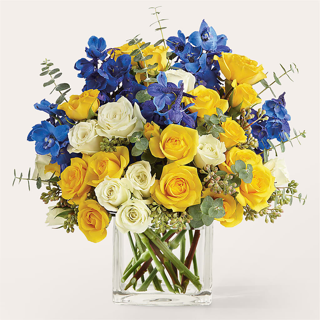Sparkling Citrine Bouquet – HYDE PARK FLORIST & GIFTS, Hyde Park NY