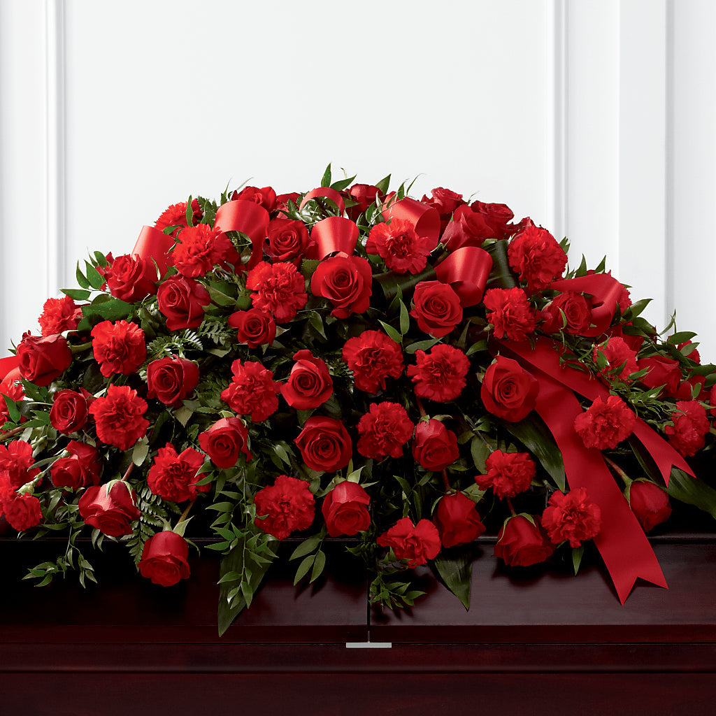 Tribute of Life Casket Spray – HYDE PARK FLORIST & GIFTS, Hyde Park NY