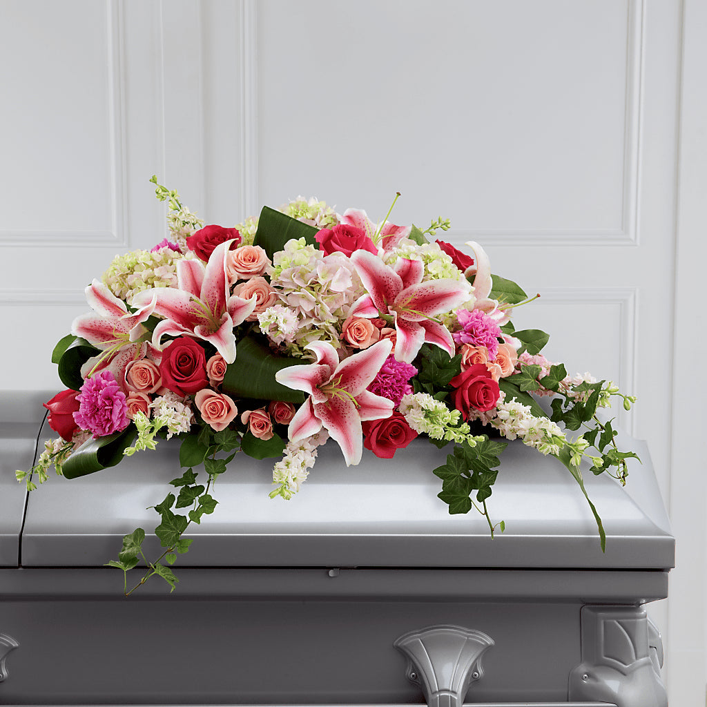 Splendid Grace Casket Spray – HYDE PARK FLORIST & GIFTS, Hyde Park NY