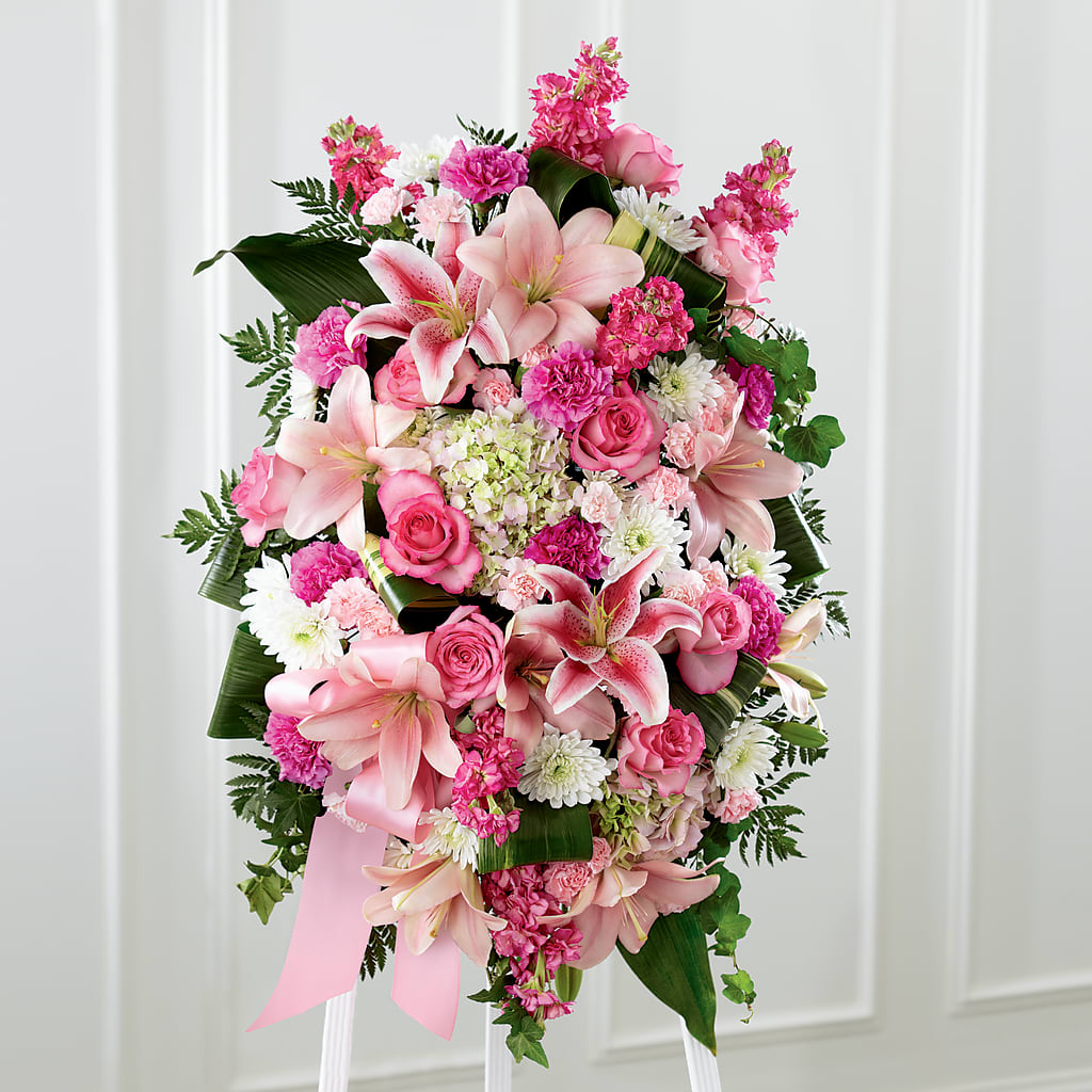Comforting Standing Spray – HYDE PARK FLORIST & GIFTS, Hyde Park NY