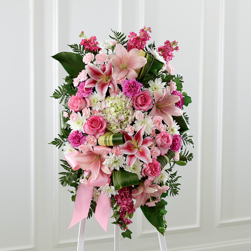 Comforting Standing Spray – HYDE PARK FLORIST & GIFTS, Hyde Park NY