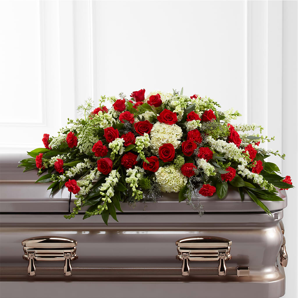 Sincerity Casket Spray – HYDE PARK FLORIST & GIFTS, Hyde Park NY