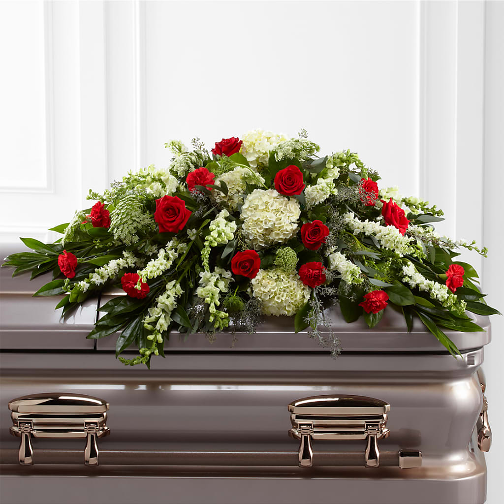 Sincerity Casket Spray – HYDE PARK FLORIST & GIFTS, Hyde Park NY
