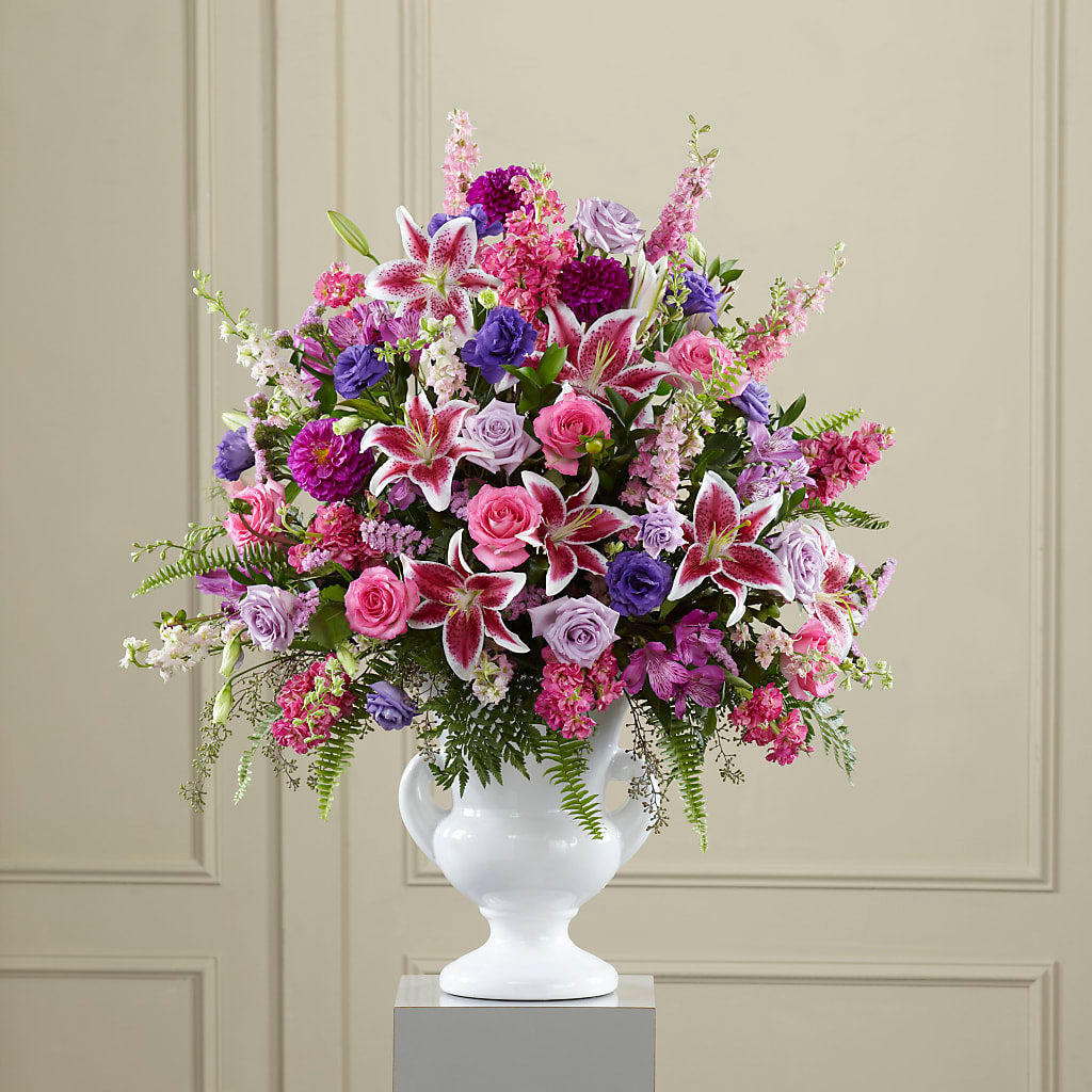 Peaceful Tribute Arrangement – HYDE PARK FLORIST & GIFTS, Hyde Park NY
