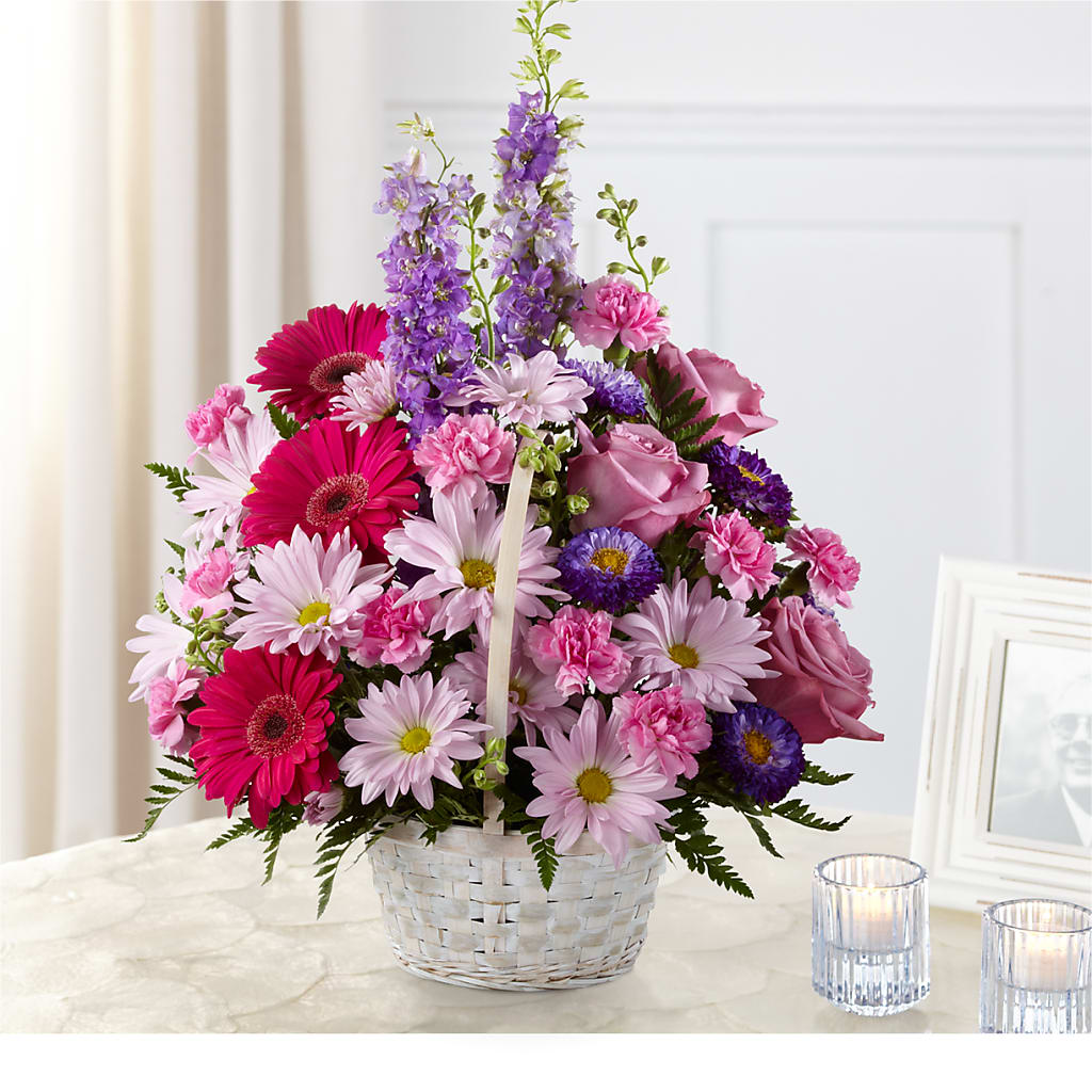 Pastel Peace Basket – HYDE PARK FLORIST & GIFTS, Hyde Park NY