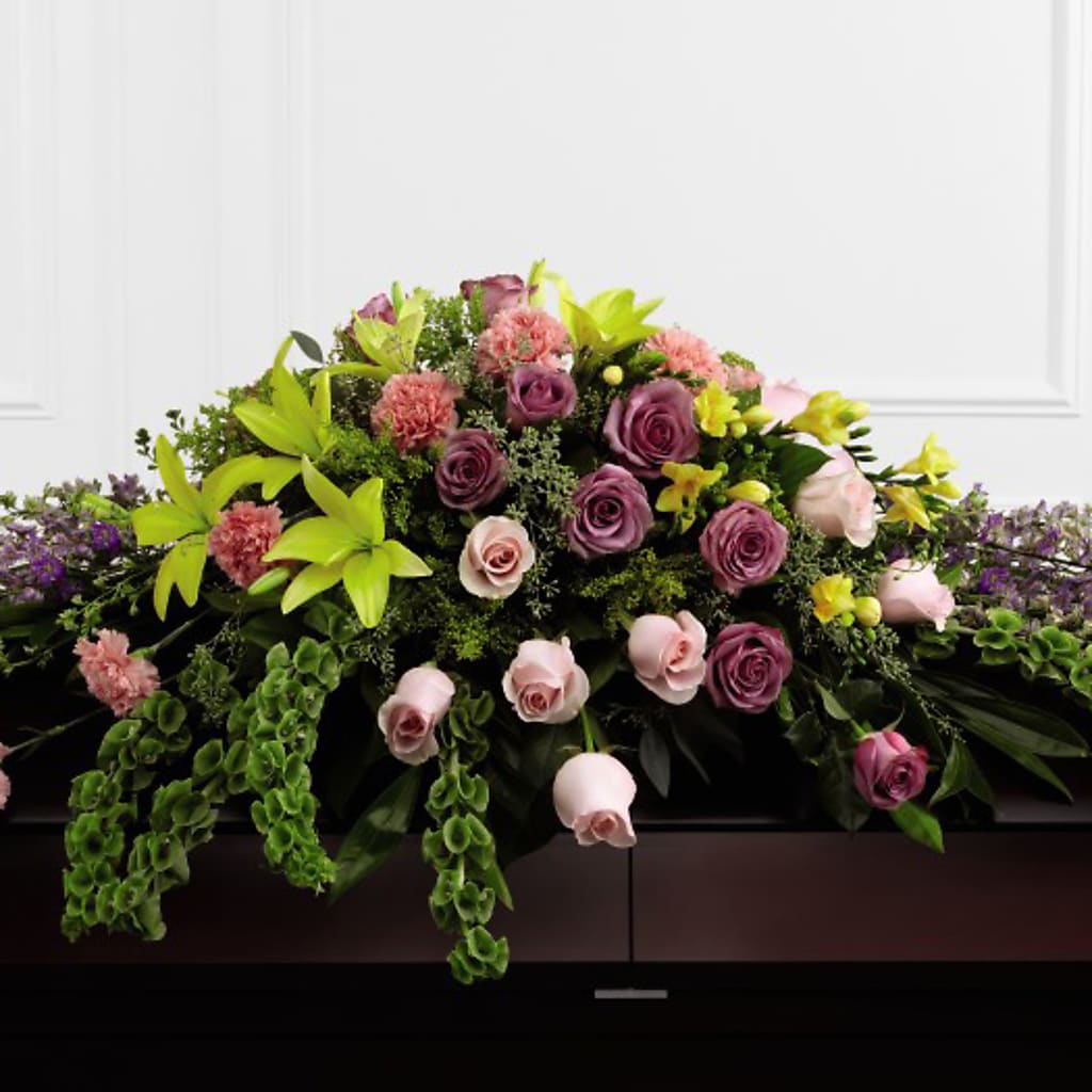 Forever Beloved Casket Spray – HYDE PARK FLORIST & GIFTS, Hyde Park NY