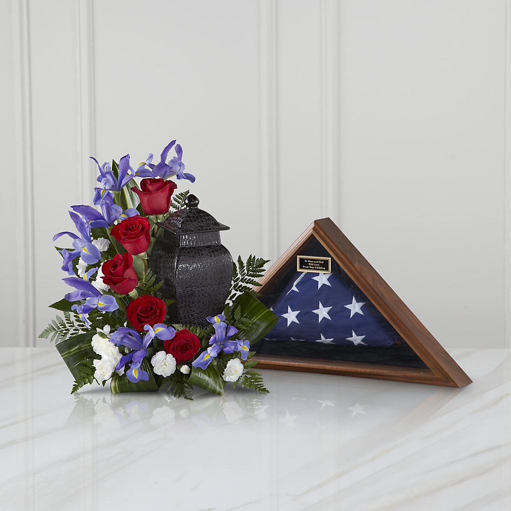 Patriotic Tribute Arrangement – HYDE PARK FLORIST & GIFTS, Hyde Park NY