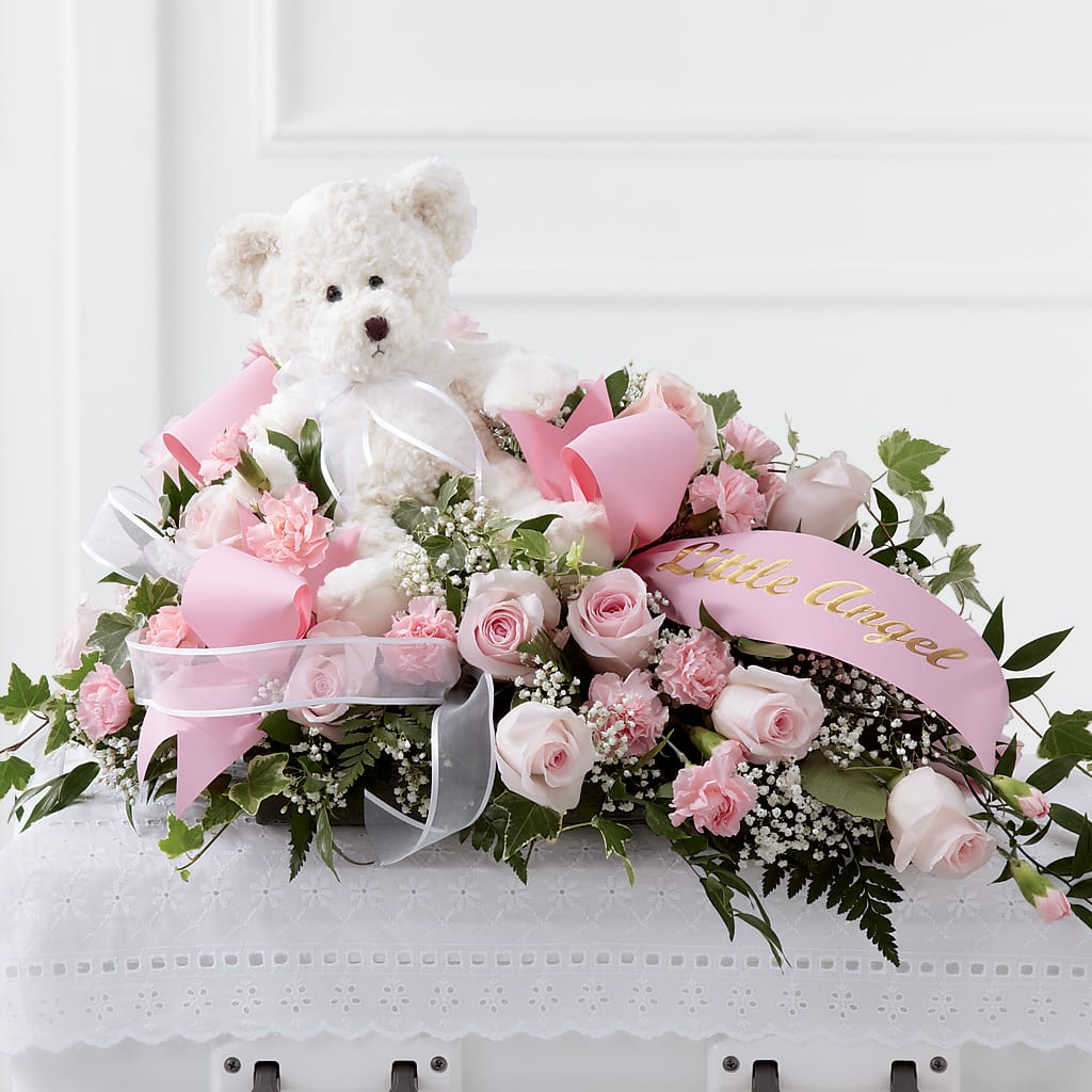 Touch of Sympathy Casket Spray – HYDE PARK FLORIST & GIFTS, Hyde Park NY