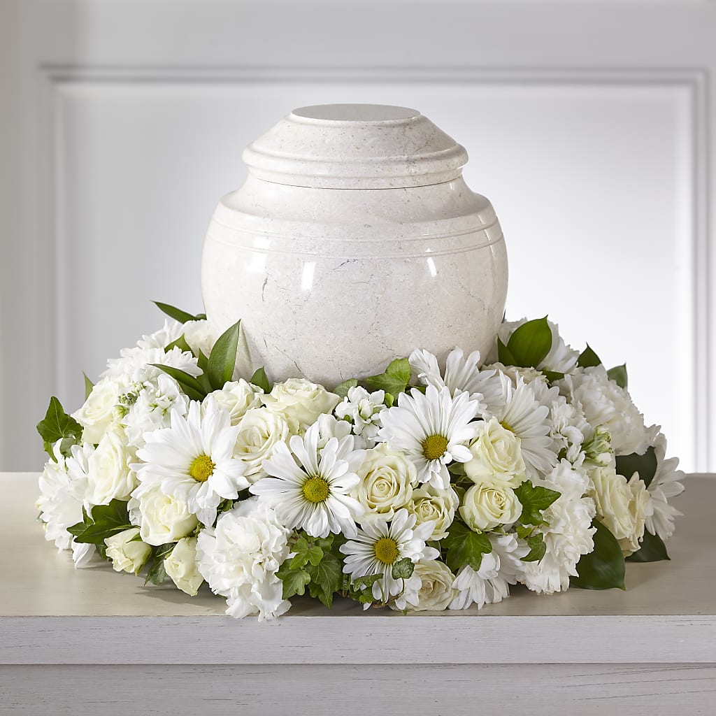 Ivory Gardens Cremation Adornment – HYDE PARK FLORIST & GIFTS, Hyde Park NY