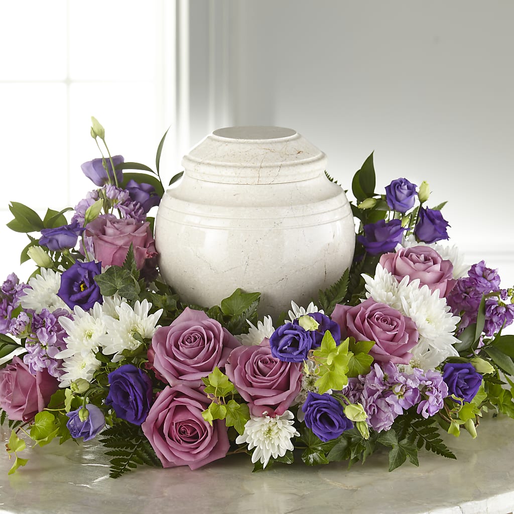 Blooming Sympathy Cremation Adornment – HYDE PARK FLORIST & GIFTS, Hyde Park NY