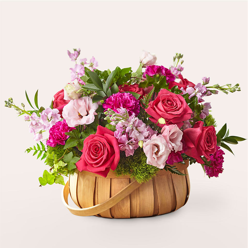 Radiance in Bloom Basket – HYDE PARK FLORIST & GIFTS, Hyde Park NY