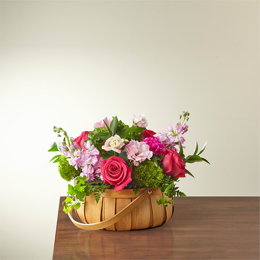 Radiance in Bloom Basket – HYDE PARK FLORIST & GIFTS, Hyde Park NY