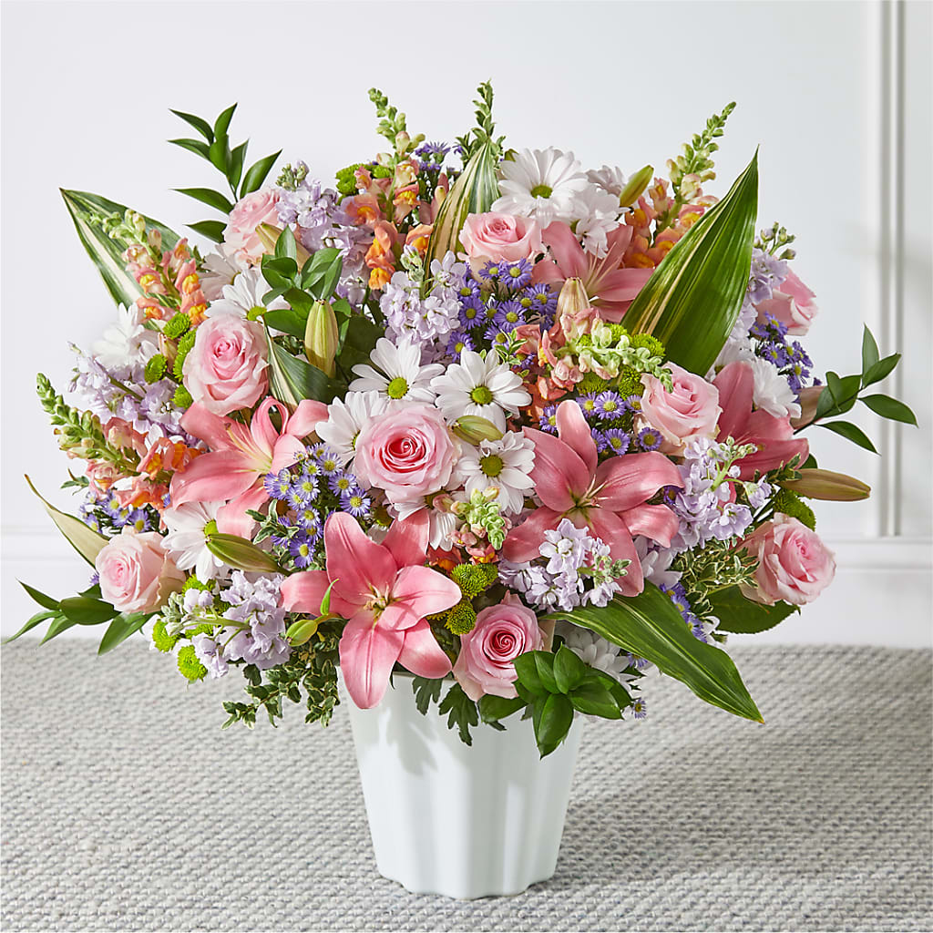 Abundant Compassion Floor Basket – HYDE PARK FLORIST & GIFTS, Hyde Park NY