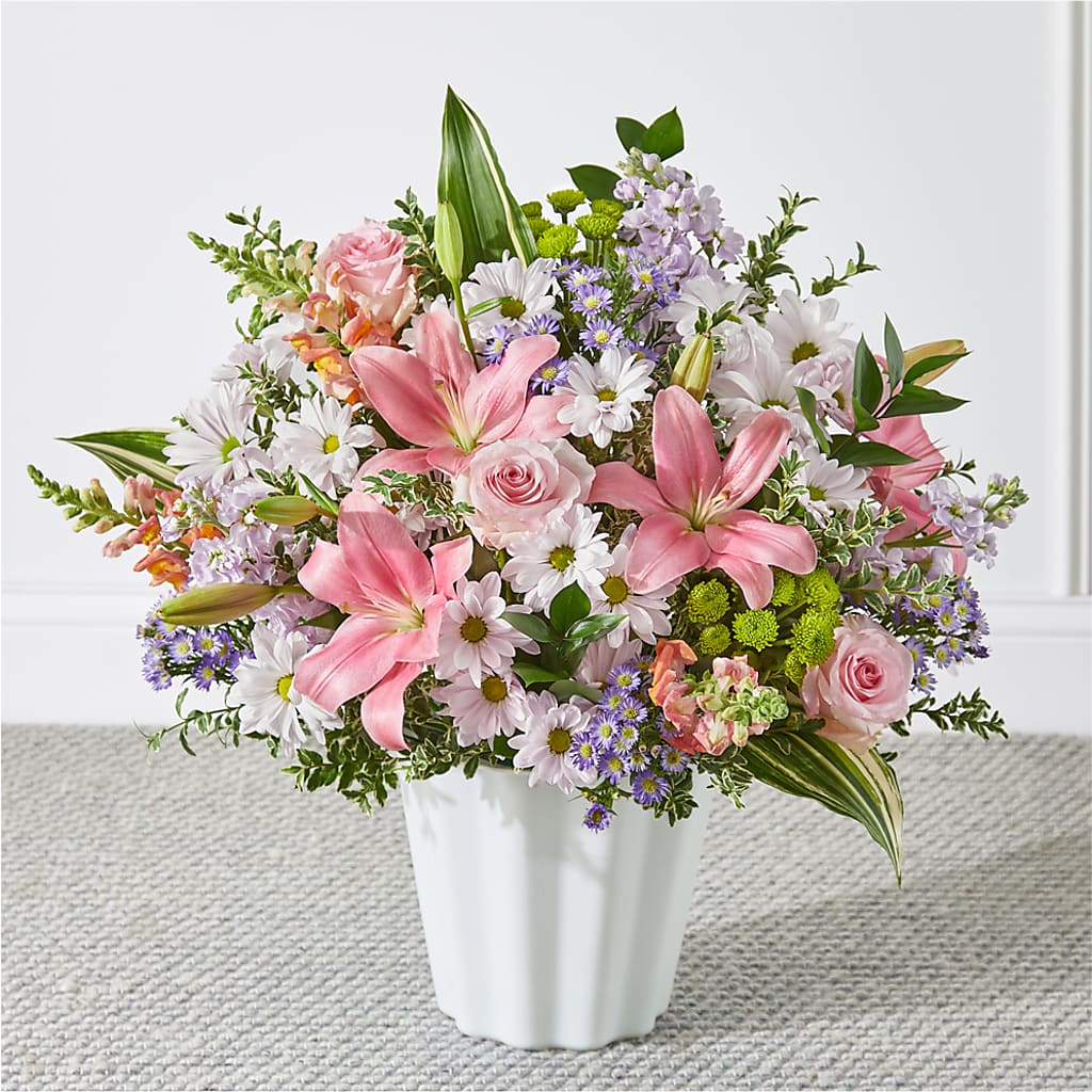 Abundant Compassion Floor Basket – HYDE PARK FLORIST & GIFTS, Hyde Park NY