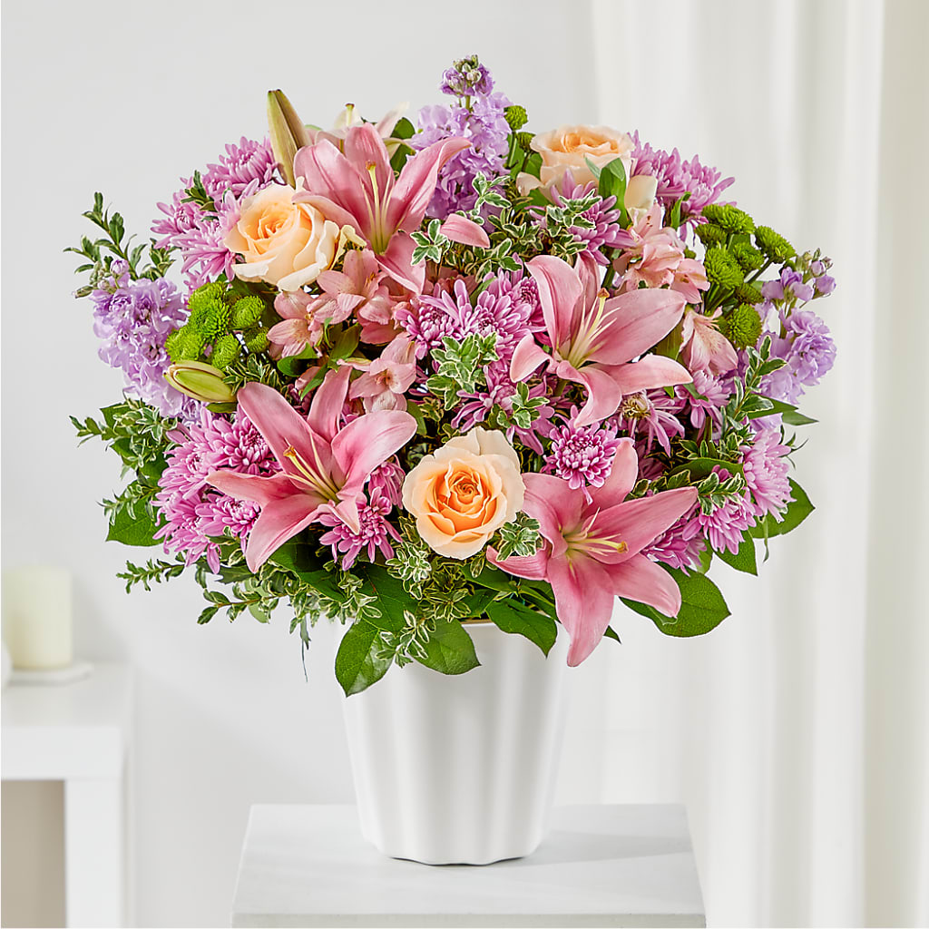 Supportive Embrace Tabletop Basket – HYDE PARK FLORIST & GIFTS, Hyde Park NY