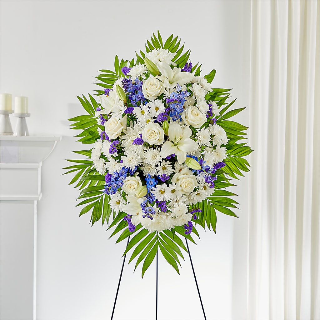 At Rest Standing Spray – HYDE PARK FLORIST & GIFTS, Hyde Park NY