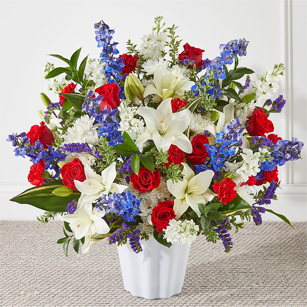 Consoled Floor Basket – HYDE PARK FLORIST & GIFTS, Hyde Park NY