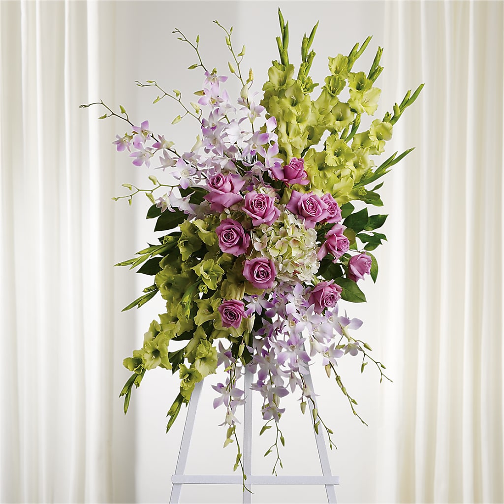Lasting Legacy Standing Spray – HYDE PARK FLORIST & GIFTS, Hyde Park NY