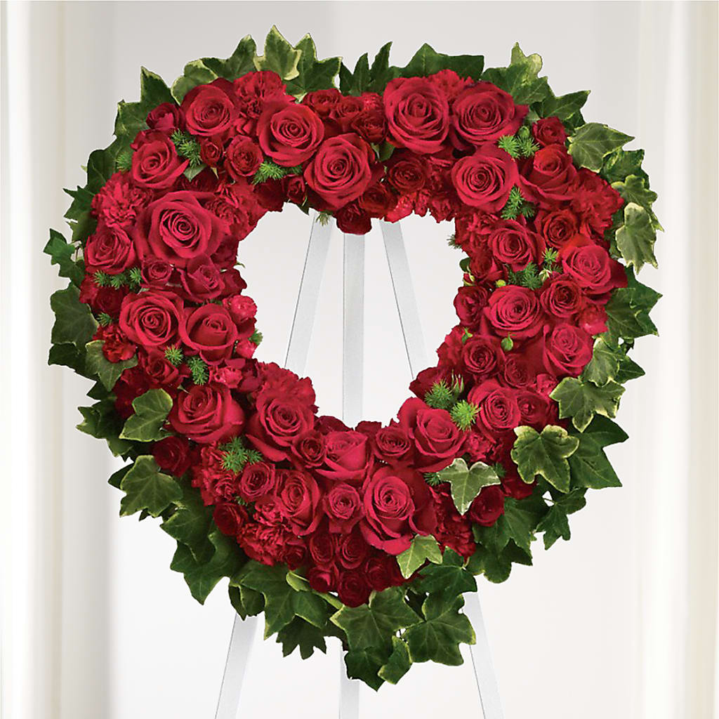 Wholehearted Standing Spray – HYDE PARK FLORIST & GIFTS, Hyde Park NY