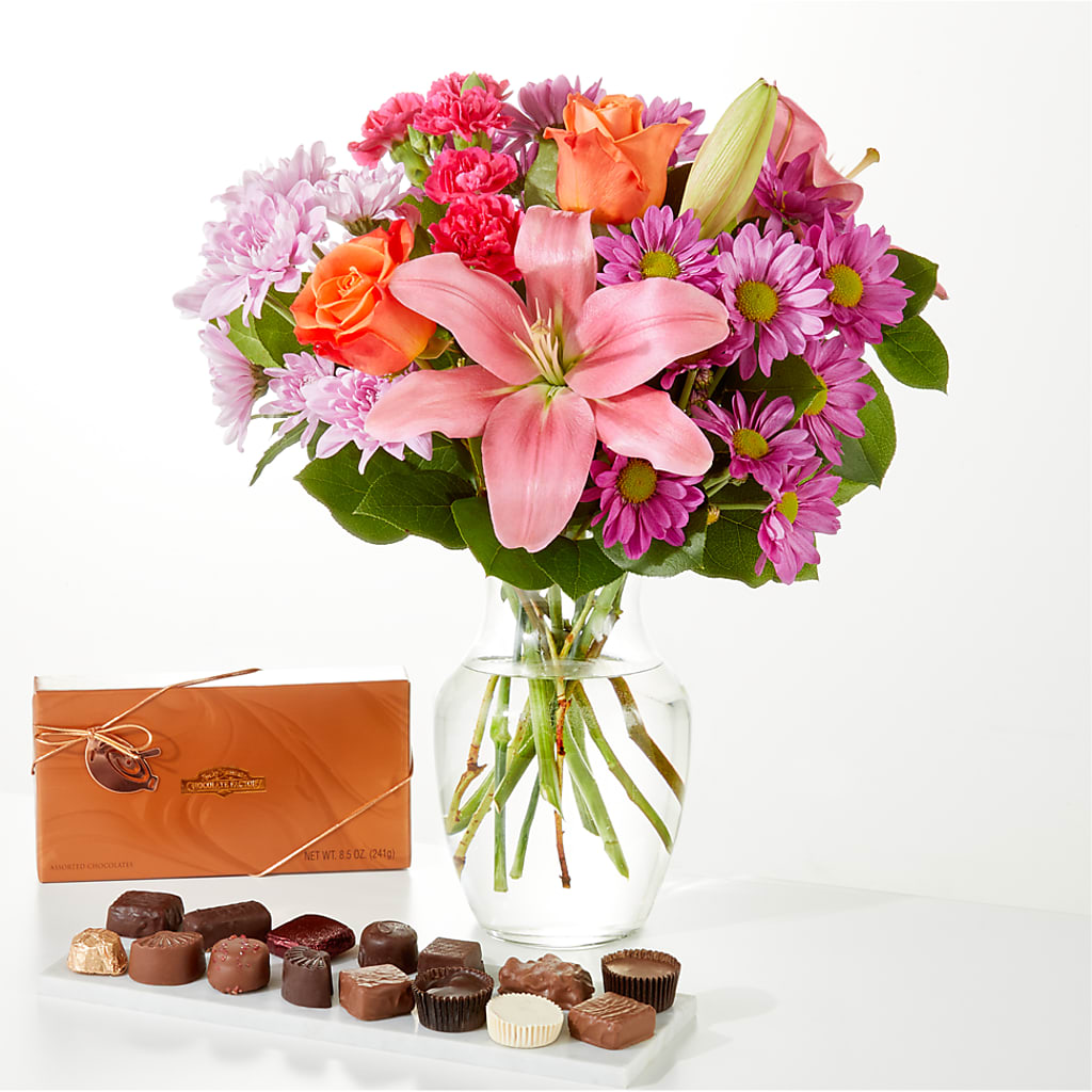 One and Only Bouquet and Chocolate Bundle – HYDE PARK FLORIST & GIFTS, Hyde Park NY