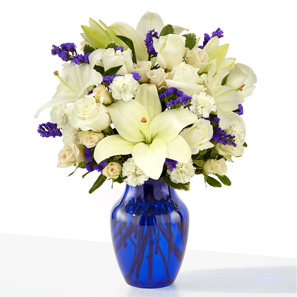 Sapphire Rush Bouquet – HYDE PARK FLORIST & GIFTS, Hyde Park NY