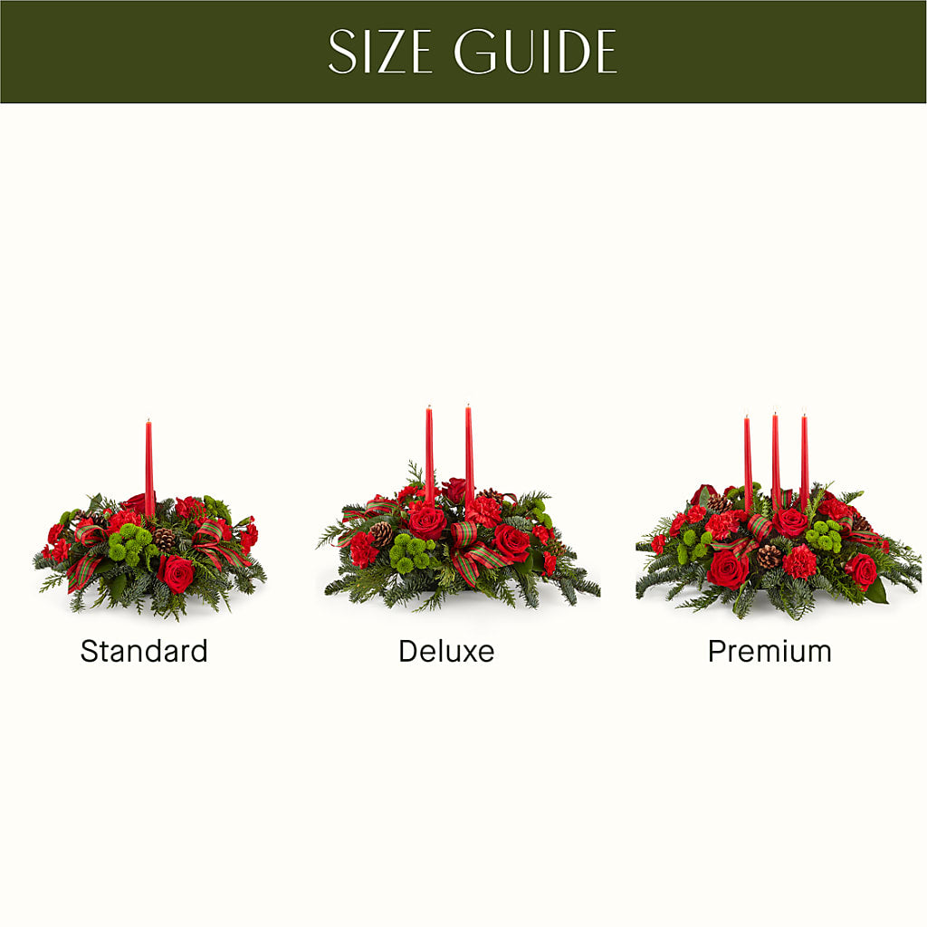 By the Candlelight Centerpiece – HYDE PARK FLORIST & GIFTS, Hyde Park NY