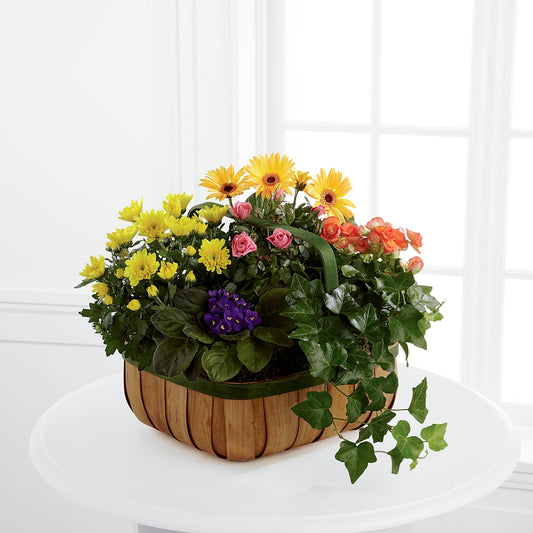 Gentle Blossoms Basket