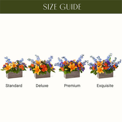 Radiant Citrus Box Bouquet – HYDE PARK FLORIST & GIFTS, Hyde Park NY
