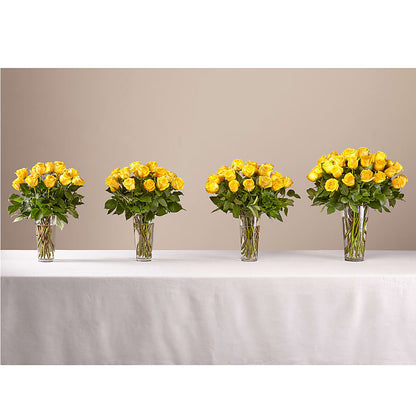 Long Stem Yellow Rose Bouquet – HYDE PARK FLORIST & GIFTS, Hyde Park NY