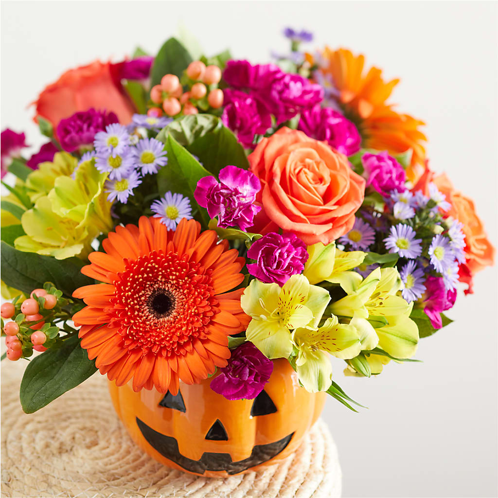 Tricks & Treats Pumpkin – HYDE PARK FLORIST & GIFTS, Hyde Park NY