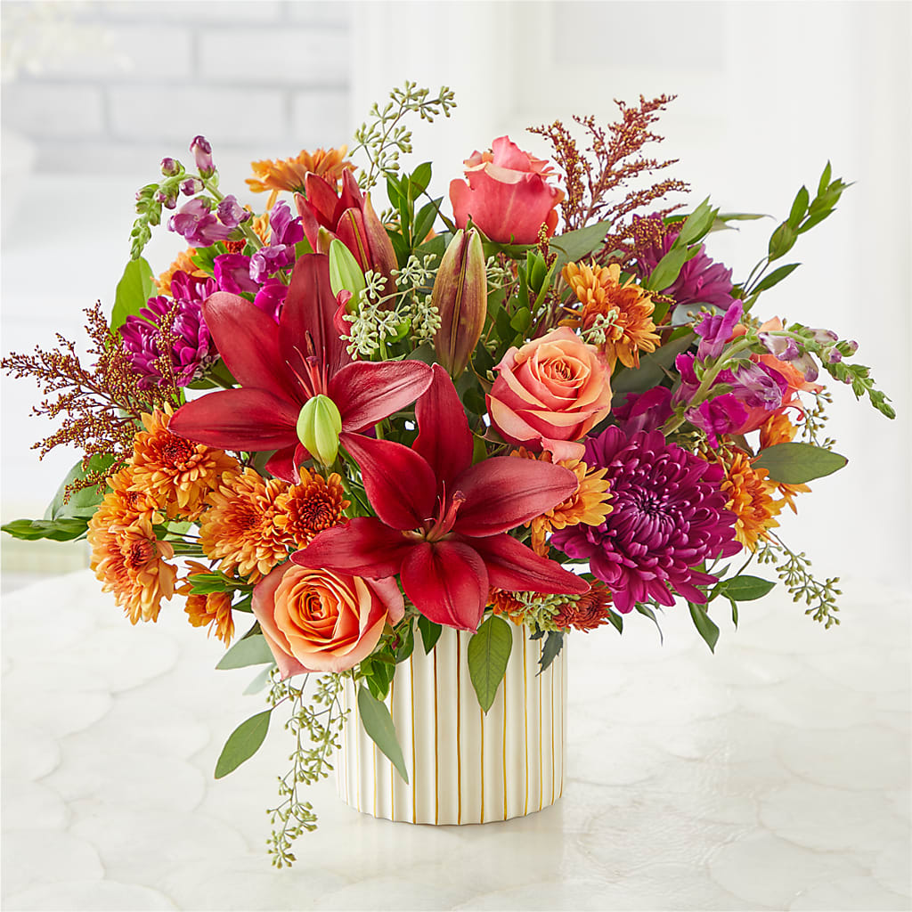Burgundy Landscape Bouquet – HYDE PARK FLORIST & GIFTS, Hyde Park NY