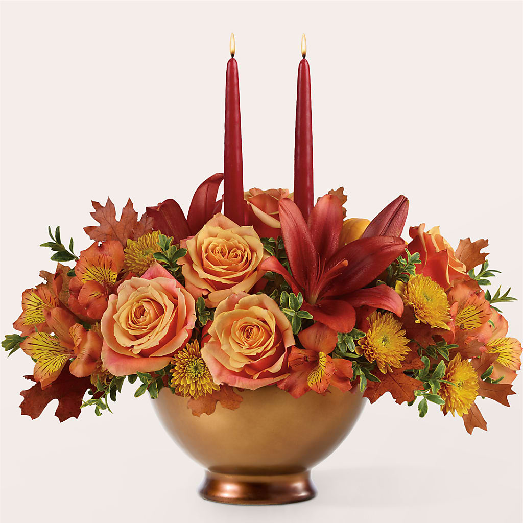Harvest Table Centerpiece – HYDE PARK FLORIST & GIFTS, Hyde Park NY