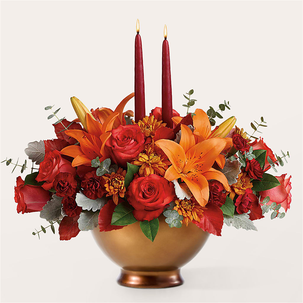 Fruits of Fall Centerpiece – HYDE PARK FLORIST & GIFTS, Hyde Park NY