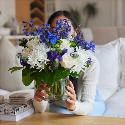 Cerulean Waves Bouquet – HYDE PARK FLORIST & GIFTS, Hyde Park NY