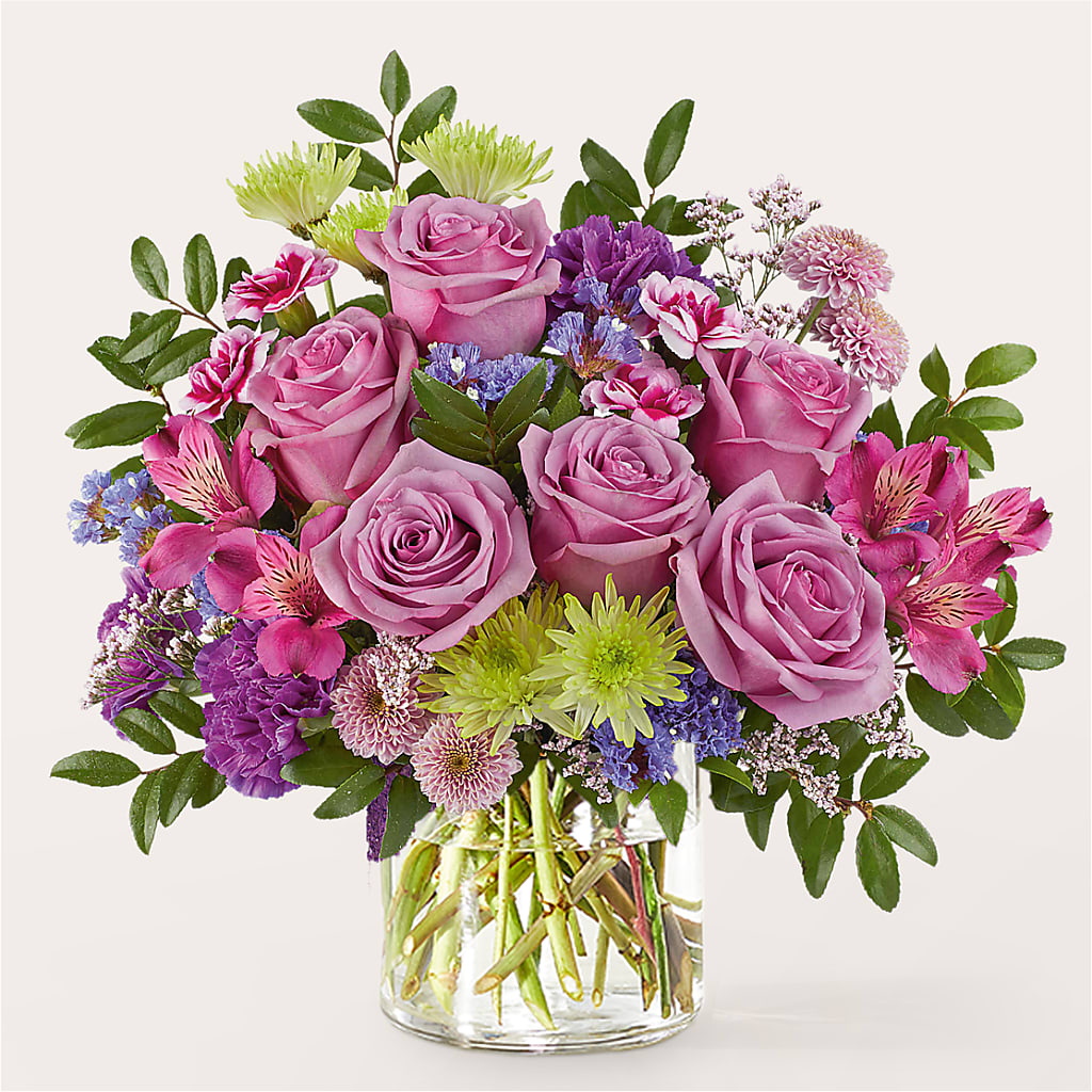 Glass Half Full Bouquet – HYDE PARK FLORIST & GIFTS, Hyde Park NY