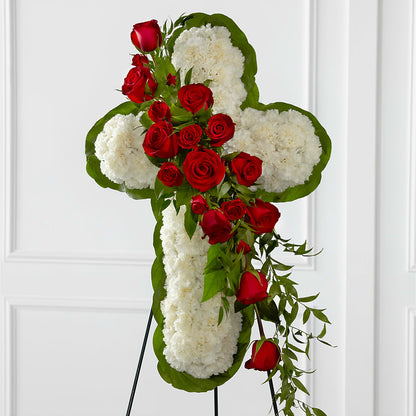 Floral Cross Easel – HYDE PARK FLORIST & GIFTS, Hyde Park NY