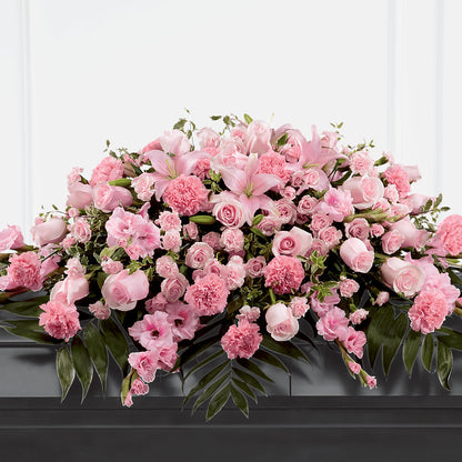 Garden of Comfort Casket Spray (Standard) – HYDE PARK FLORIST & GIFTS, Hyde Park NY