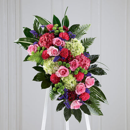 Refreshing Mix Standing Spray – HYDE PARK FLORIST & GIFTS, Hyde Park NY