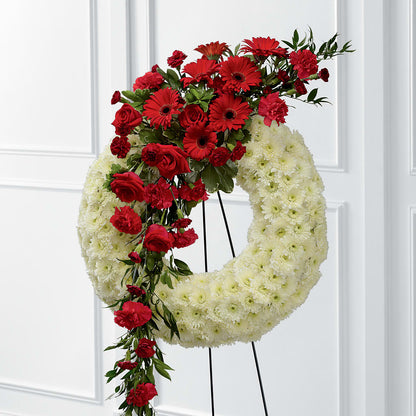 Graceful Tribute Wreath – HYDE PARK FLORIST & GIFTS, Hyde Park NY