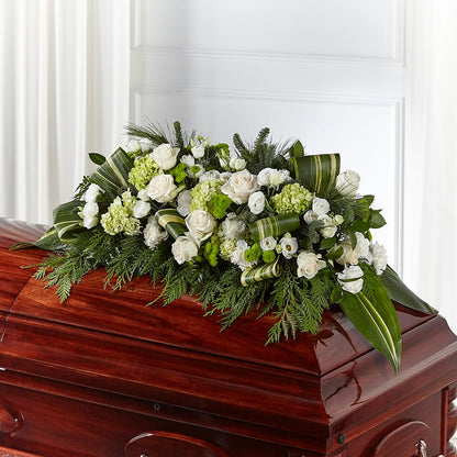 Hopeful Gesture Casket Spray – HYDE PARK FLORIST & GIFTS, Hyde Park NY