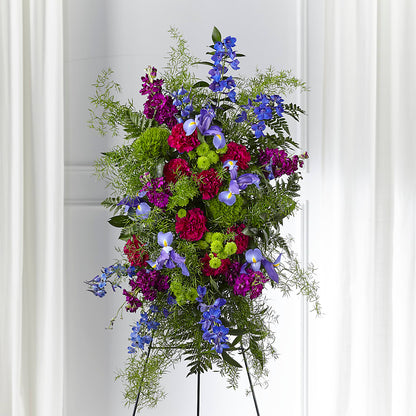 Heavenly Skies Standing Spray – HYDE PARK FLORIST & GIFTS, Hyde Park NY